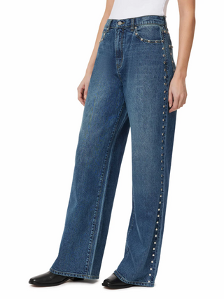 Gemma Studded Wide Leg Jean