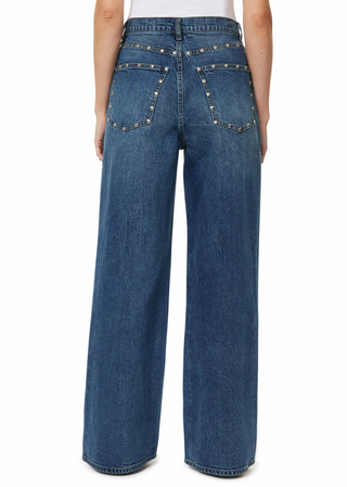 Gemma Studded Wide Leg Jean