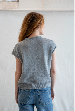 Sleeveless Piper Cardigan