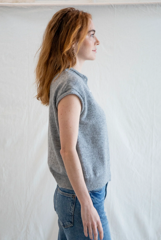 Sleeveless Piper Cardigan