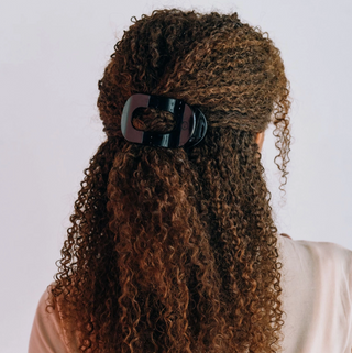 Round Flat Hair Clip - Medium