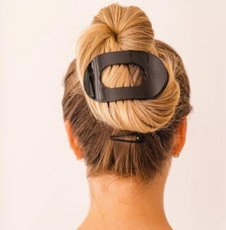 Round Flat Hair Clip - Large