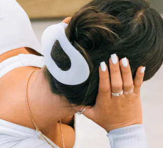 Round Flat Hair Clip - Large