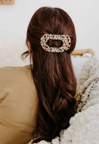 Round Flat Hair Clip - Large