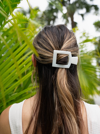 Square Flat Hair Clip - Medium
