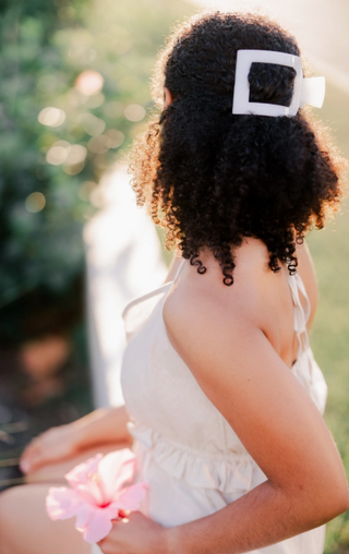 Square Flat Hair Clip - Large