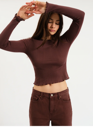 Waverly Pointelle Top