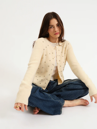 Muse Rhinestone Cardigan