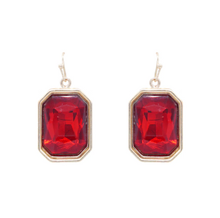 Ruby Drop Earrings