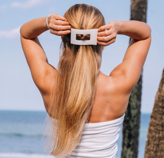 Flat Rectangle Hair Clip - Large