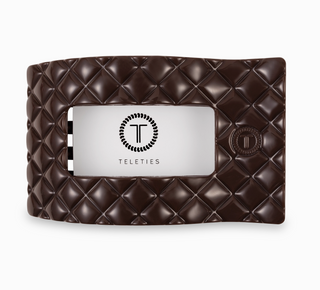 Quilted Flat Rectangle Hair Clip - Large