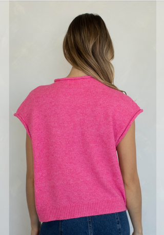 Sleeveless Piper Cardigan