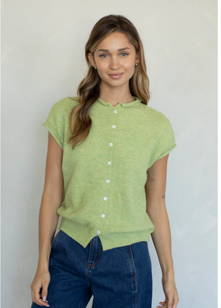 Sleeveless Piper Cardigan