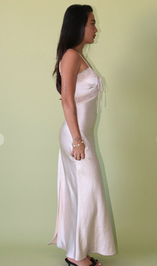 Lovers Romantic Satin Dress