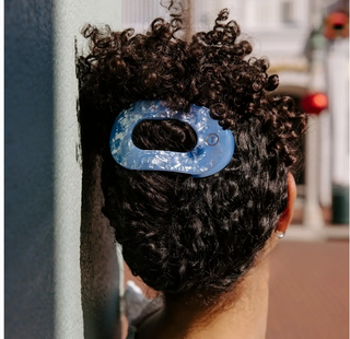 Round Flat Hair Clip - Large