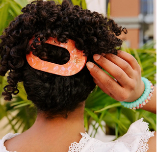 Round Flat Hair Clip - Large