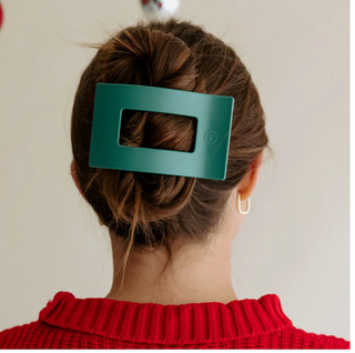 Flat Rectangle Hair Clip - Large