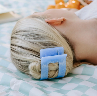 Flat Rectangle Hair Clip - Large
