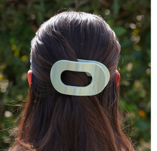 Round Flat Hair Clip - Medium