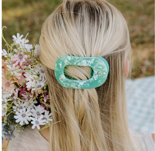 Round Flat Hair Clip - Medium