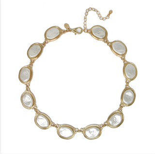 Freshwater Coin Pearl Necklace