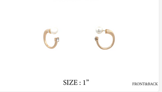 Pearl Studded Earring Back