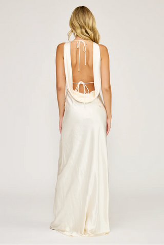 Halo Draped Dress