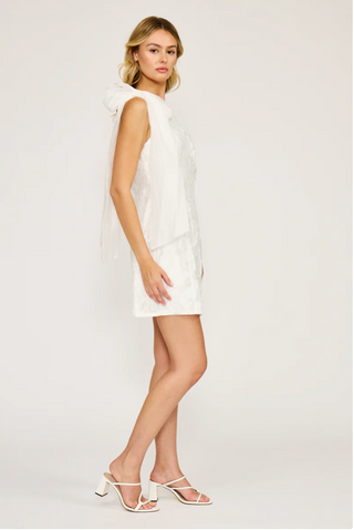 Mercy One Shoulder Bow Dress