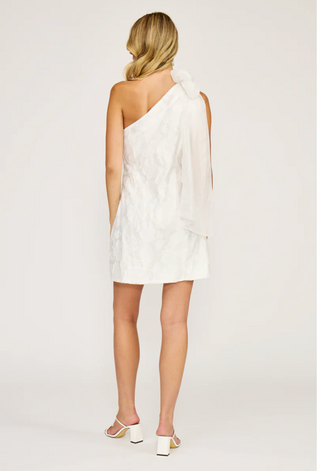 Mercy One Shoulder Bow Dress
