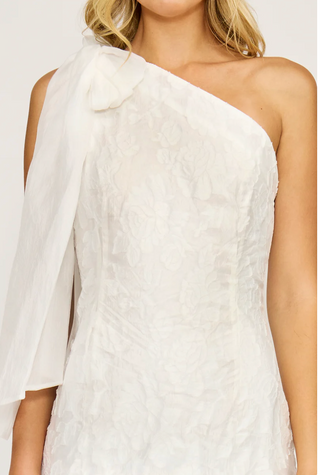 Mercy One Shoulder Bow Dress