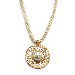 Rope Gold & Pearl Necklace