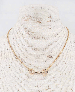 Gold Horse Bit Accent Chain