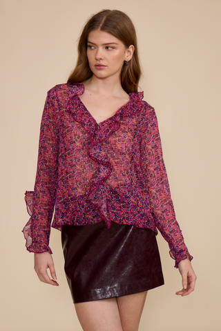 Liza Ruffle Top