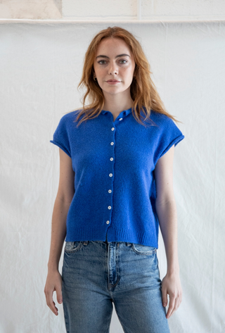 Sleeveless Piper Cardigan