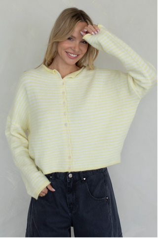 Striped Piper Cardi