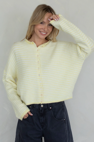 Striped Piper Cardi