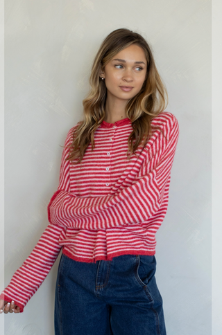 Striped Piper Cardi