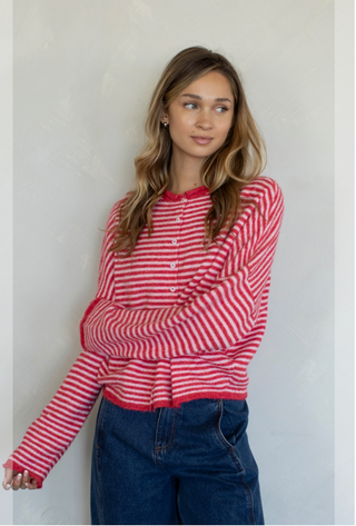 Striped Piper Cardi