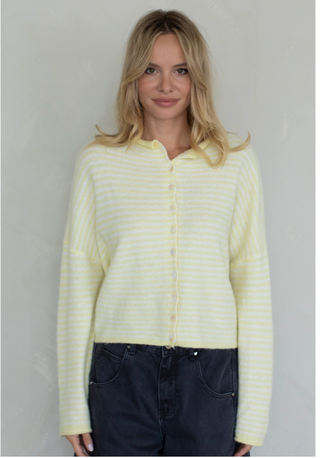 Striped Piper Cardi