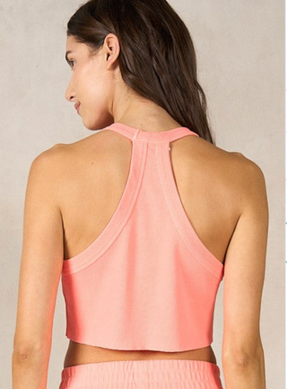 Essential Racerback Crop Tank