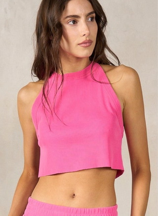 Essential Racerback Crop Tank