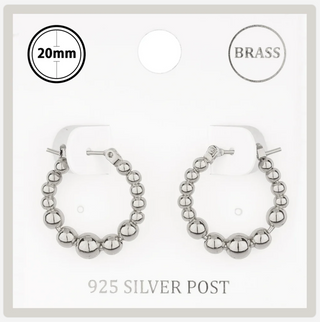 Beaded Hoop Earring