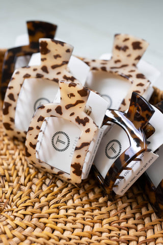 Square Flat Hair Clip - Small