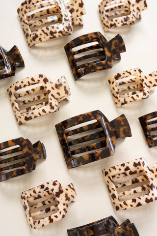 Square Flat Hair Clip - Large